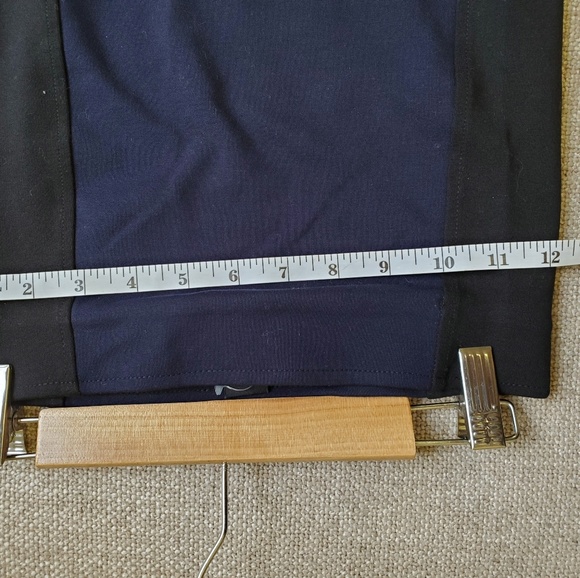 H&M Basic Pencil Navy Black Midi Skirt Size XS - Picture 5 of 5